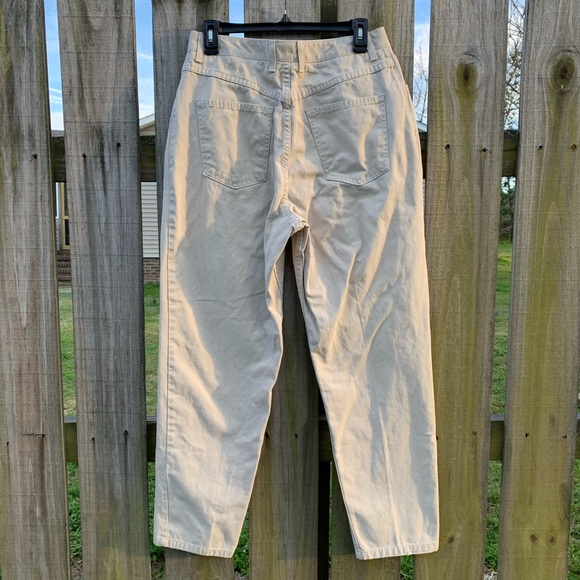 Talbots High Rise Khaki Pants Size 12 - Picture 4 of 6